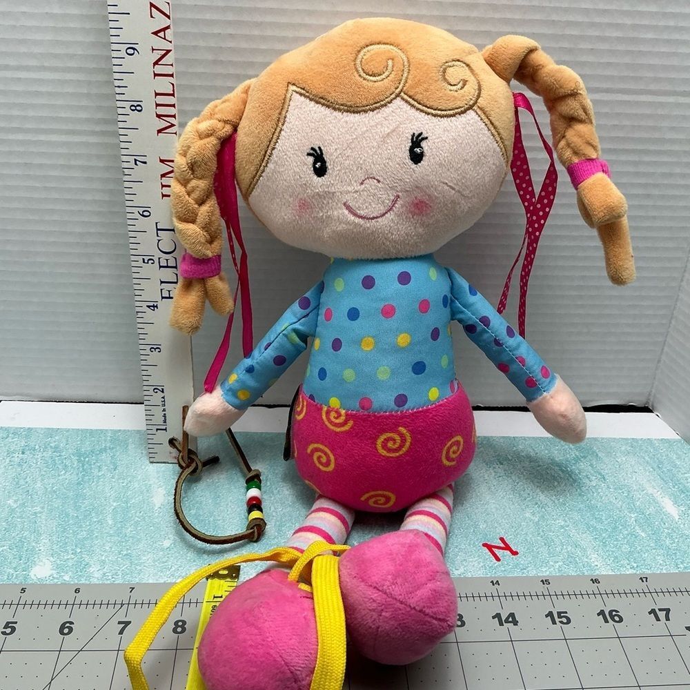 Snuggle Stuffs Sugar Snap Activity Educational Stuffed Doll Replacement 15"‎